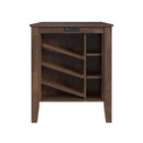  Elements International Santa Barbara D-16550-5-KI Kitchen Island & 2 Counter Stools IMAGE 3