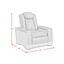  Elements International Lantana U-13660-10560-105PP Power Motion Recliner IMAGE 13