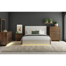  Elements International Brisbane B-16760-5-QUB Queen Upholstered Bed IMAGE 3