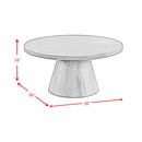  Elements International Portland T-1710-8-CT1 Round Coffee Table IMAGE 8