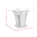  Elements International Dapper DPR300RCDTTB Round Counter Table IMAGE 9
