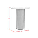  Elements International Sylvie T-16000-6-RET Round End Table IMAGE 9