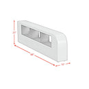  Elements International Valari UB-12820-3-BC Side Bookcase IMAGE 9