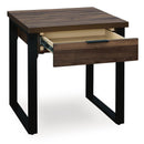  Signature Design by Ashley Wickman Falls T318-2 Square End Table IMAGE 1