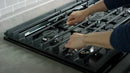  Color_Black  -- 36 inch Built in Electric Cooktop with 5 Elements EXTERNAL_VIDEO 2