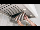  GE 30-inch Custom Insert with LED Lighting UVC9300SLSS EXTERNAL_VIDEO 1