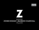  Malouf Shoulder Zoned Dough® + Bamboo Charcoal King Bed Pillow ZZKKSCMPZB EXTERNAL_VIDEO 1